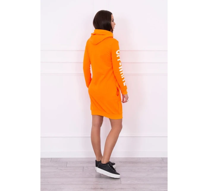 Off White šaty neon orange Off White šaty neon orange