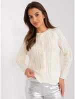 Sweter AT SW  ecru model 18969952 - FPrice