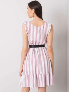 Šaty DHJ SK 11595.24P tmavoružové