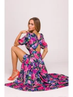 model 21136087 Maxi šaty s otevřenými zády model 1 - Moe model 21136087 Maxi šaty s otevřenými zády model 1 - Moe