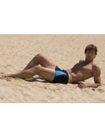 Plavky Andy2 M-106 čierne s modrou - Marko