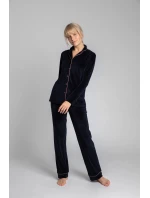 Dámske domáce tričko LA007 Tmavo modré - LaLupa