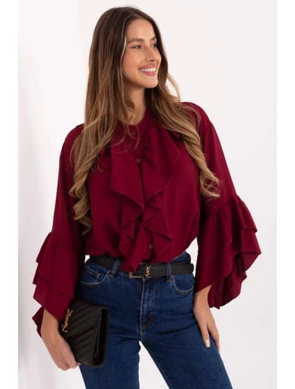 Košeľa s dlhým rukávom model 220226 Rue Paris