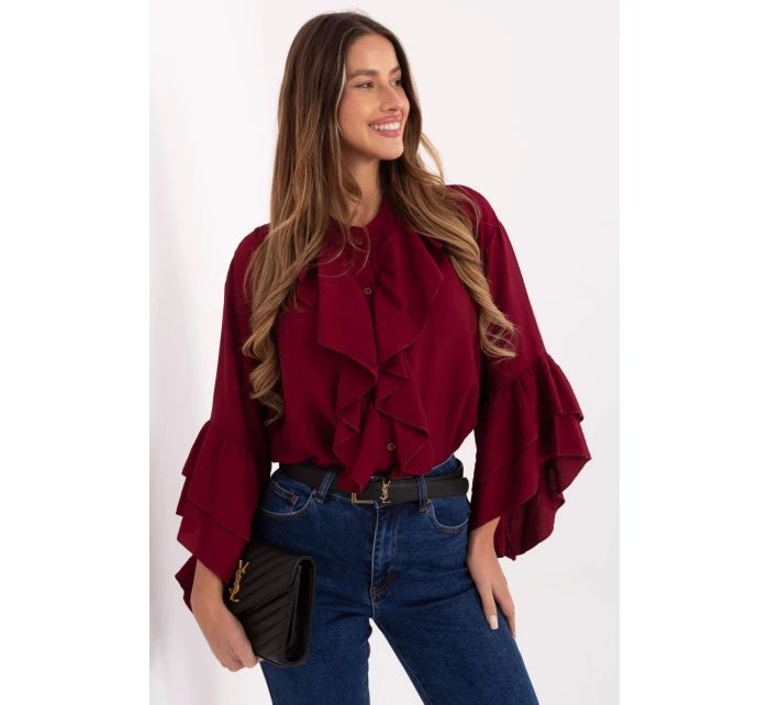 Košeľa s dlhým rukávom model 220226 Rue Paris