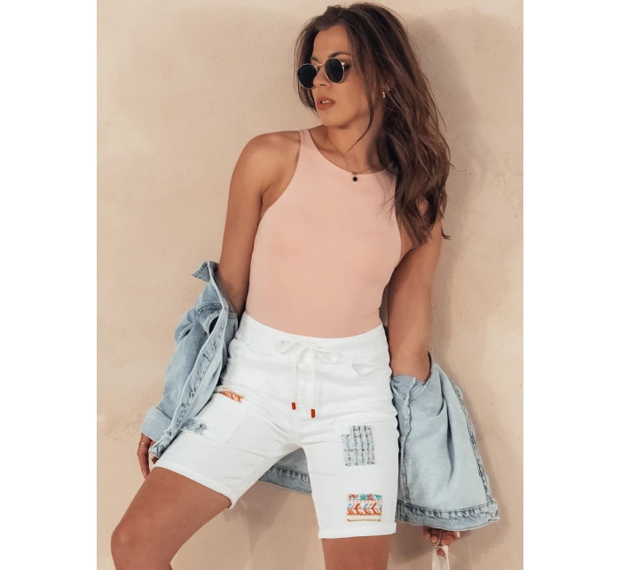 Dámské džínové šortky white Dstreet model 21977946 - FashionStreet