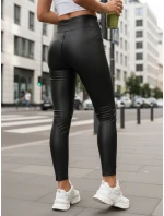 Legginsy damskie z wysokim stanem czarne model 22016693 - FashionStreet