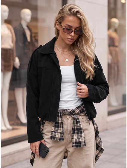 Kurtka damska  czarna model 22361910 - FashionStreet