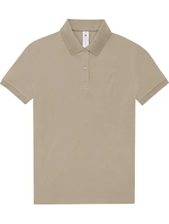 B&C My Polo 210 /women Dámske polo tričko z hustej bavlny 01.W463 mastic
