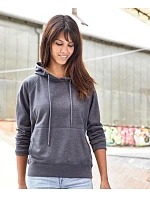 Dámská raglánová mikina s kapucí 02. black model 22430552 - Daiber
