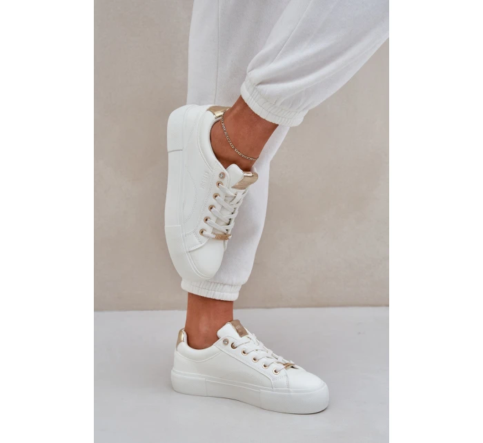 Dámské tenisky Big Star model 21683863 Bílé - Big Star Shoes Dámské tenisky Big Star model 21683863 Bílé - Big Star Shoes