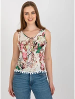 Blúzka AT BZ 2202B.70 biele a zelené