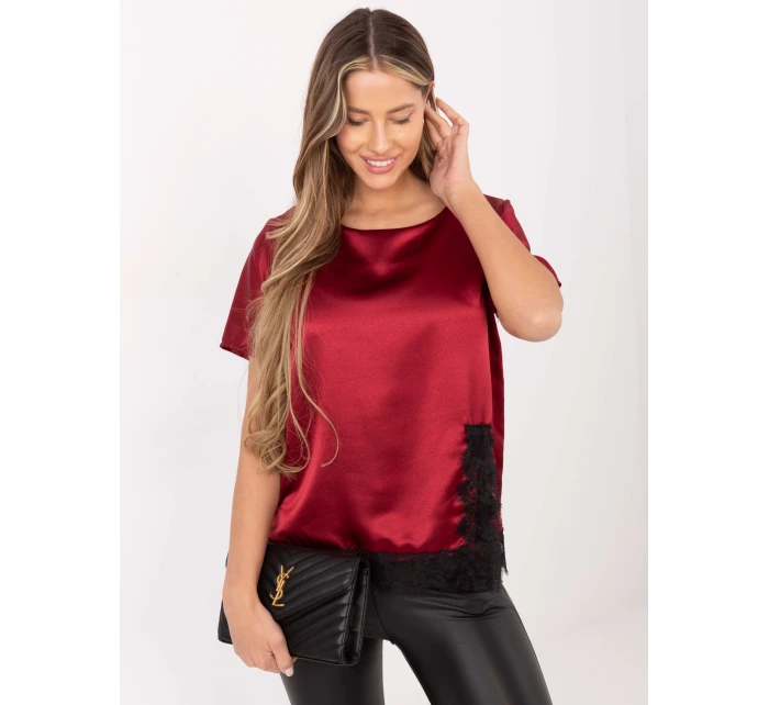 Blúzka MI BZ 3297.28 bordová Blúzka MI BZ 3297.28 bordová