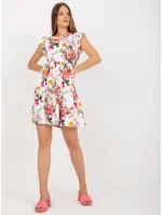 Dámské šaty RV SK model 17505336 bílé a červené - FPrice
