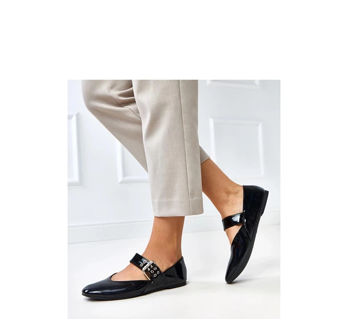 Dámske baleríny GL10-1 čierne - Solea Dámske baleríny GL10-1 čierne - Solea