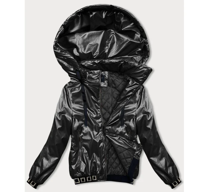 KRÓTKA KURTKA Z CZARNA model 18823214 - J.STYLE KRÓTKA KURTKA Z CZARNA model 18823214 - J.STYLE