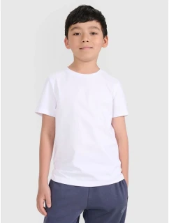 Chlapčenské jednofarebné tričko 4F 4FJRMM00TTSHM3254-10S