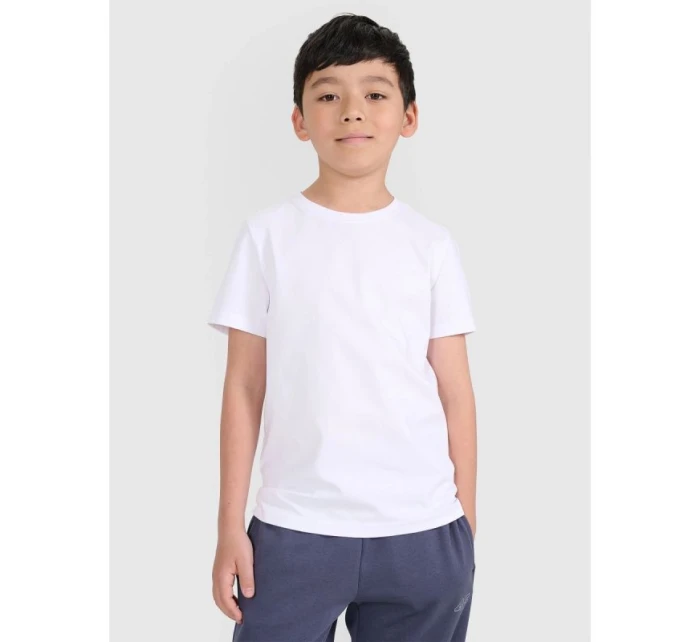 Chlapčenské jednofarebné tričko 4F 4FJRMM00TTSHM3254-10S Chlapčenské jednofarebné tričko 4F 4FJRMM00TTSHM3254-10S