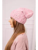 Dámska čiapka Ramona K383 powder pink