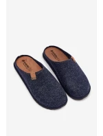 Pánské pantofle tmavě modré model 21725213 - Inblu Pánské pantofle tmavě modré model 21725213 - Inblu