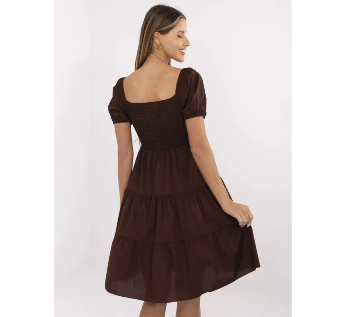 Šaty MI SK A2561.89 tmavohnedé
