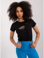 Bluzka RV BZ model 19735091 czarny - FPrice Bluzka RV BZ model 19735091 czarny - FPrice