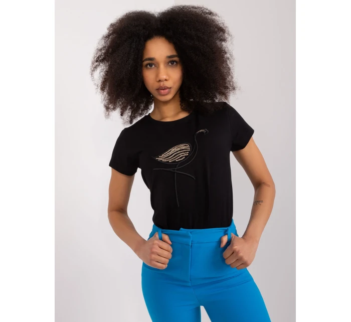 Bluzka RV BZ model 19735091 czarny - FPrice Bluzka RV BZ model 19735091 czarny - FPrice