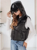 CEDAR dámska prešívaná vesta čierna FashionStreet TY3780