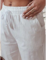 Dámske ležérne nohavice so širokými nohavicami BOHO DAY white FashionStreet UY2652