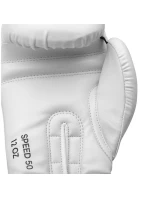 Bielo-zlaté boxerské rukavice Adidas SPEED 50