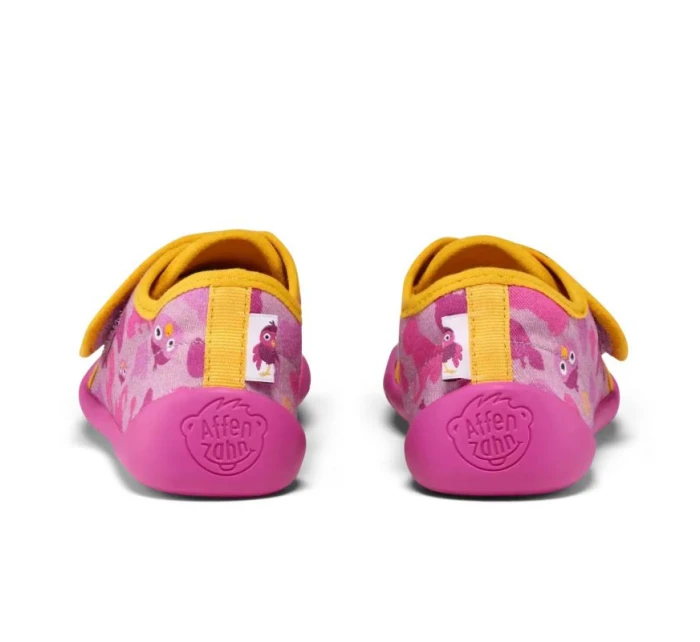 Affenzahn barefoot topánky Slipper Cotton Movy bird (01398-40010)