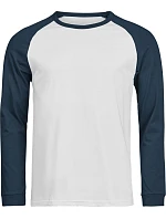 TJ Baseballové tričko s dlouhým rukávem "Unlabeled" 18. model 22464847 - Tee Jays TJ Baseballové tričko s dlouhým rukávem "Unlabeled" 18. model 22464847 - Tee Jays