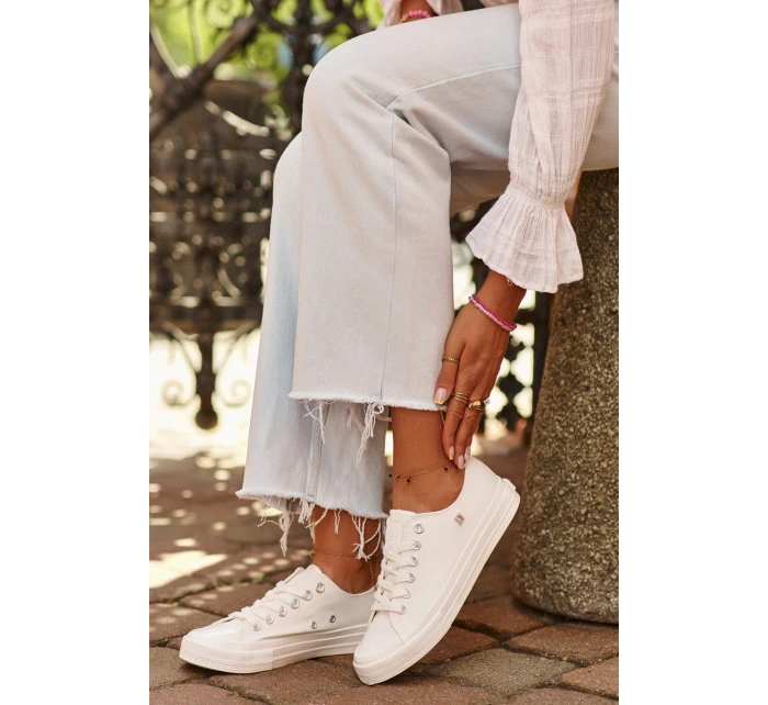 Klasyczne Trampki Damskie Big Star NN274285 Białe