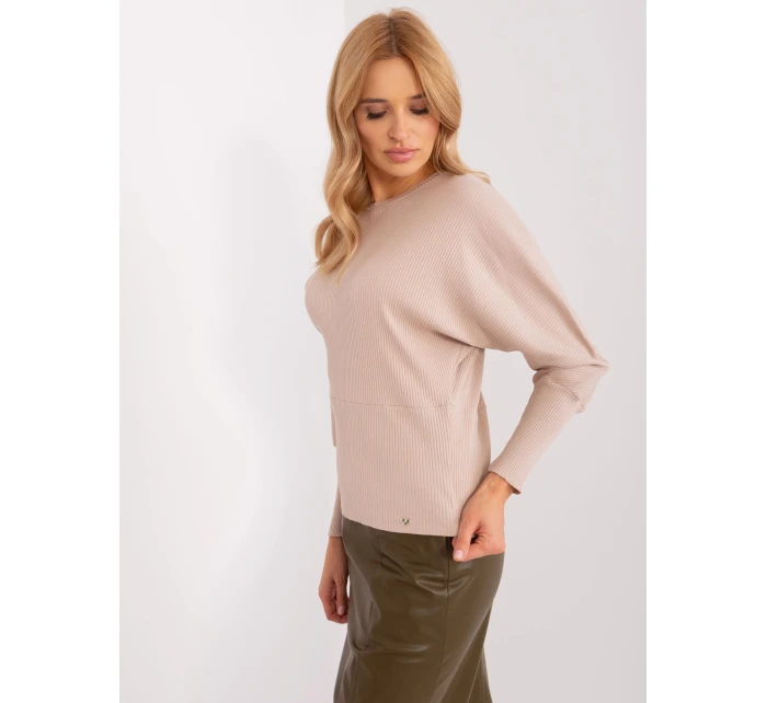 Bluzka RV BZ model 19069146 beżowy - FPrice Bluzka RV BZ model 19069146 beżowy - FPrice