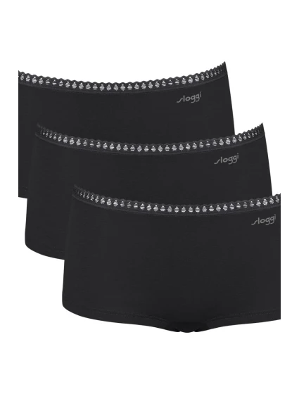 SLOGGI GO CRUSH SHORT 3PACK BLACK