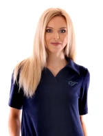 Dámske šaty s golierom Bari midnight - Vestis