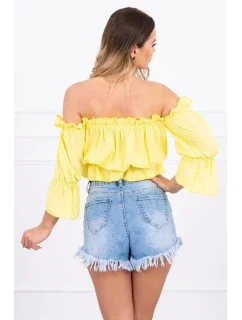Španielska blúzka žltá