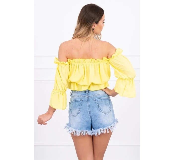 Španielska blúzka žltá