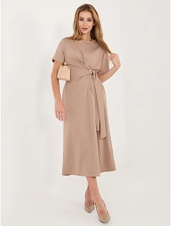 Sukienka MI SK model 22109931 ciemny bezowy - FPrice