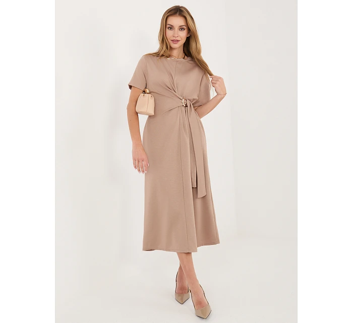 Sukienka MI SK model 22109931 ciemny bezowy - FPrice