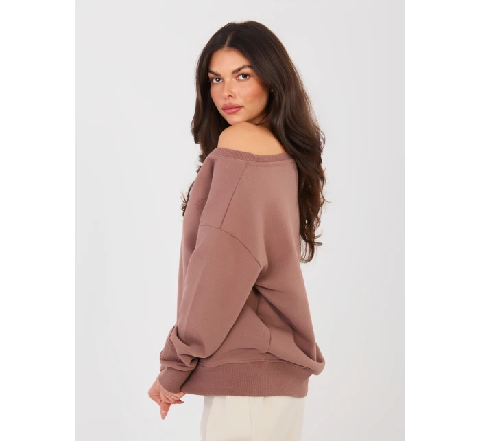 Mikina NS BL NS2567.03 hnedá