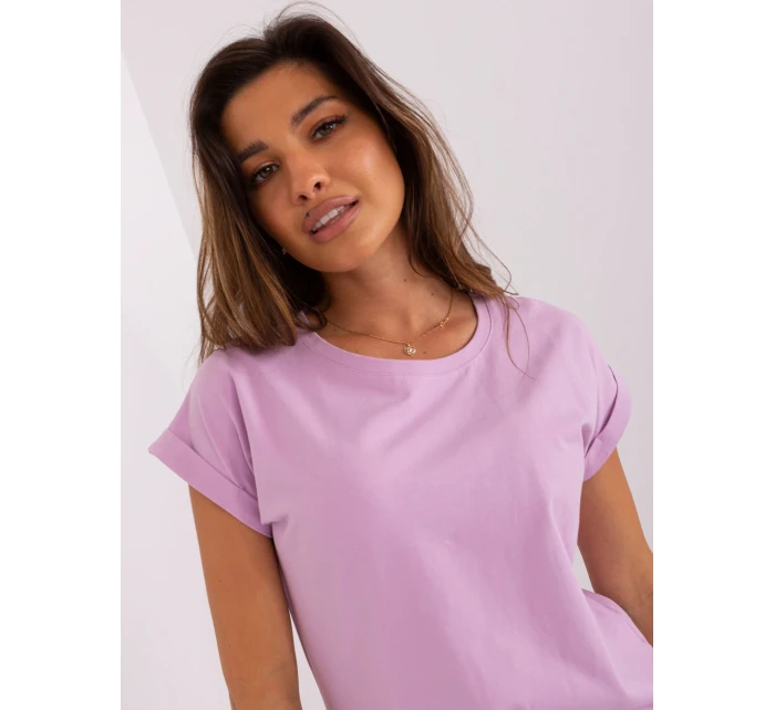 Bluzka RV BZ model 18738483 jasny fioletowy - FPrice Bluzka RV BZ model 18738483 jasny fioletowy - FPrice