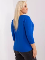 Bluzka RV BZ model 19143325 kobaltowy - FPrice Bluzka RV BZ model 19143325 kobaltowy - FPrice