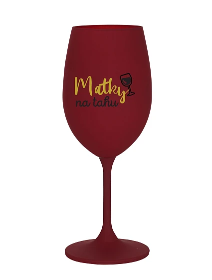 MATKY NA RUKU - burgundský pohár na víno 350 ml