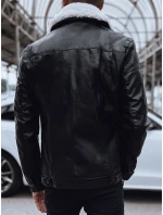 Pánská kožená bunda černá Dstreet model 21978785 - FashionStreet