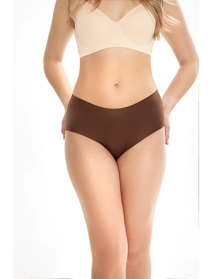 Julimex Čokoládové midi kalhotky S-XL