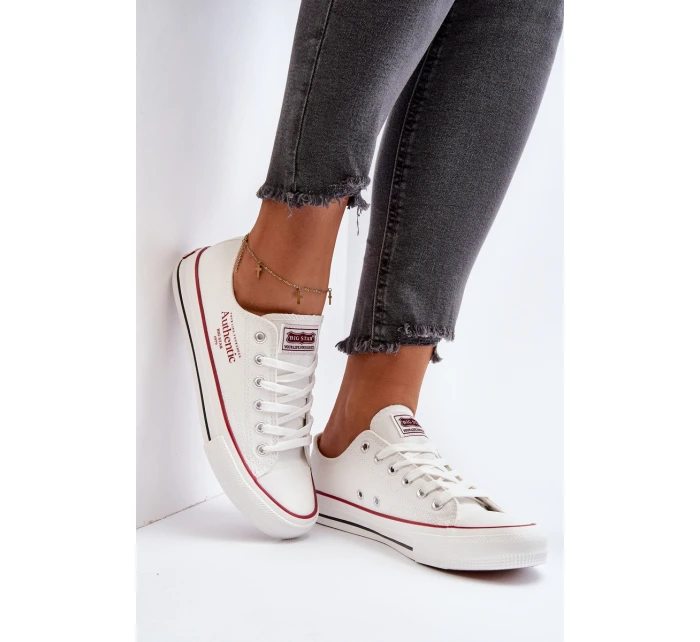 Dámské tenisky Big Star model 21649612 Bílé - Big Star Shoes Dámské tenisky Big Star model 21649612 Bílé - Big Star Shoes