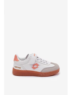 Dětské tenisky na suchý zip LOTTO VINTAL MF 2600252K Bílomodré-Oranžové