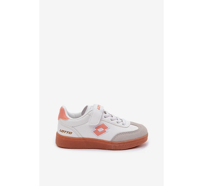 Dětské tenisky na suchý zip LOTTO VINTAL MF 2600252K Bílomodré-Oranžové