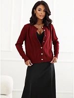 Sweter IR SW model 22404396 ciemny czerwony - FPrice Sweter IR SW model 22404396 ciemny czerwony - FPrice