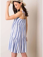 Šaty LK SK 507684.14 biela a modrá Šaty LK SK 507684.14 biela a modrá